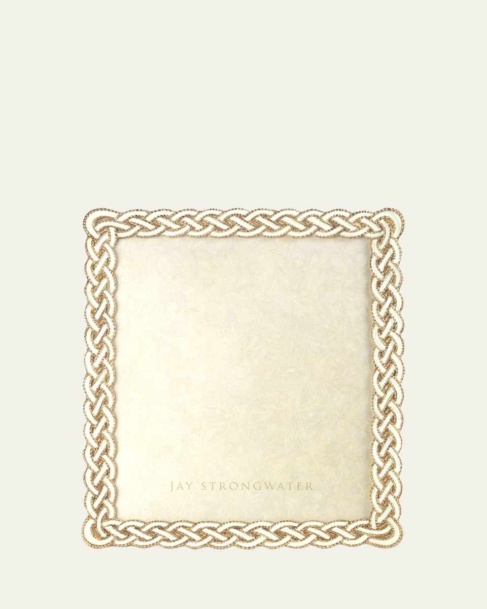 Cream Braided Picture Frame, 8" x 10"